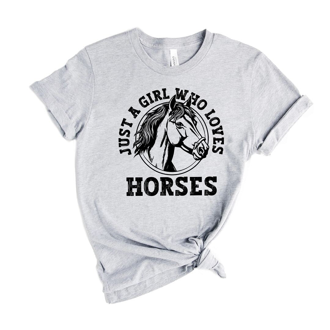 Ultimate Horse Lover's Circle Graphic Crewneck Tee