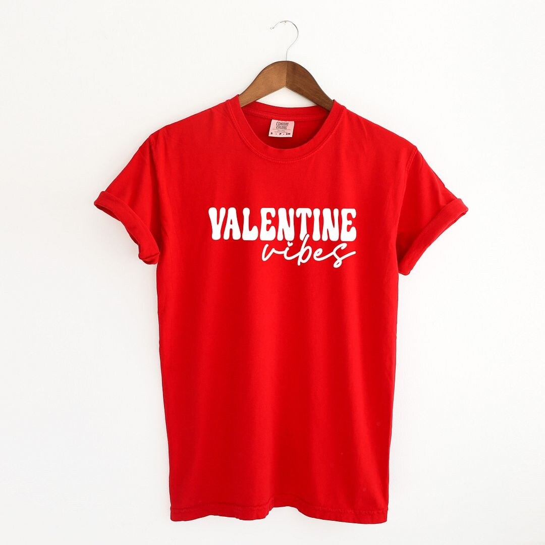 Premium Retro Valentine Tee - Garment Dyed Vintage Style