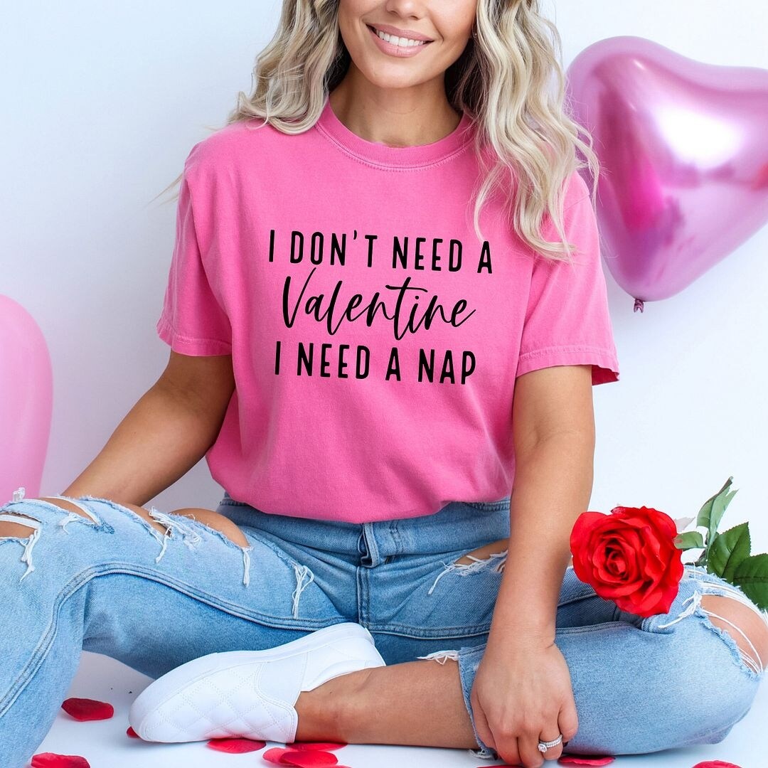 Ultimate Vintage Valentine Tee - Premium Garment Dyed Comfort