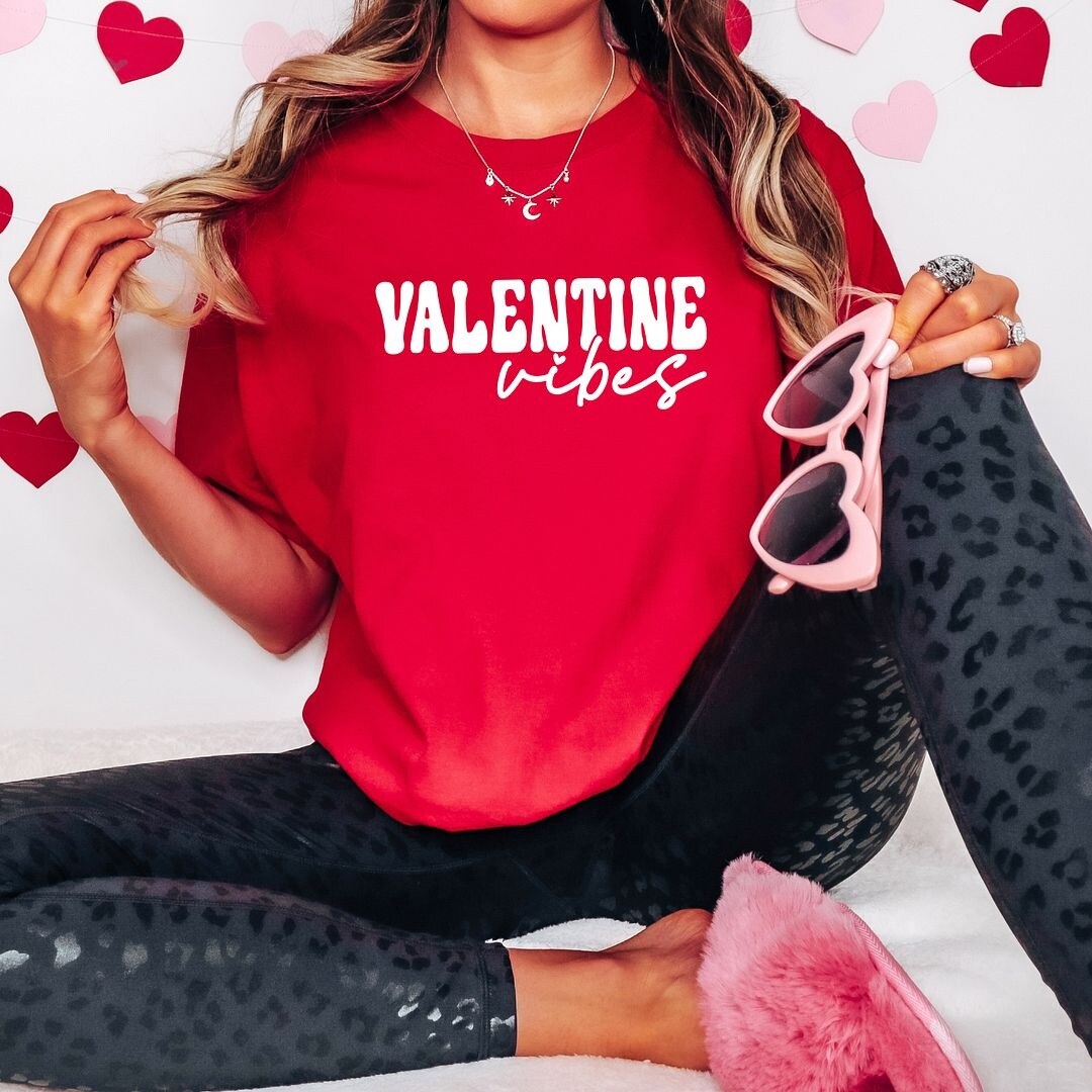 Premium Retro Valentine Tee - Garment Dyed Vintage Style