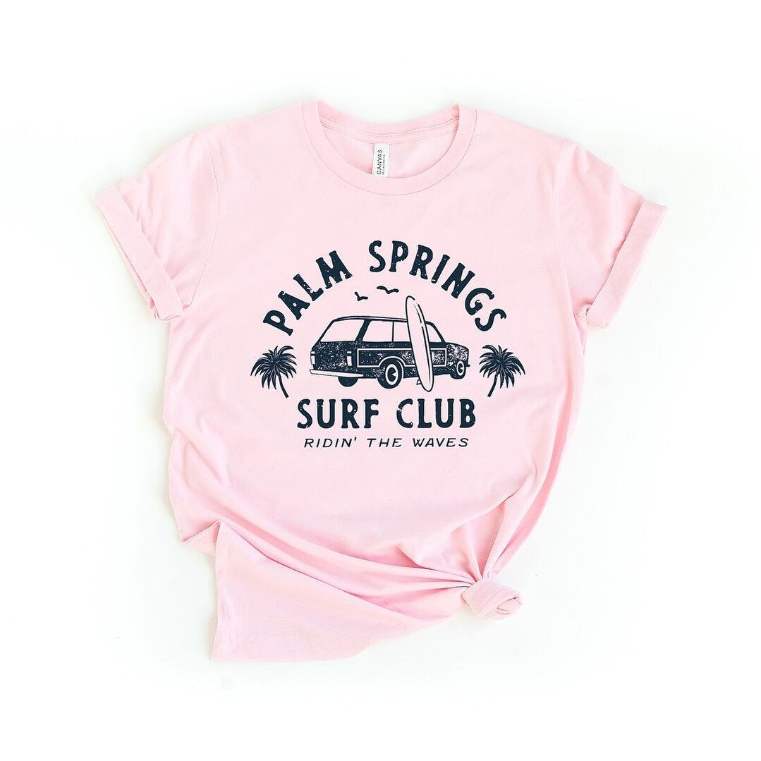 Premium Palm Springs Beach Crewneck Tee - Ultimate Comfort